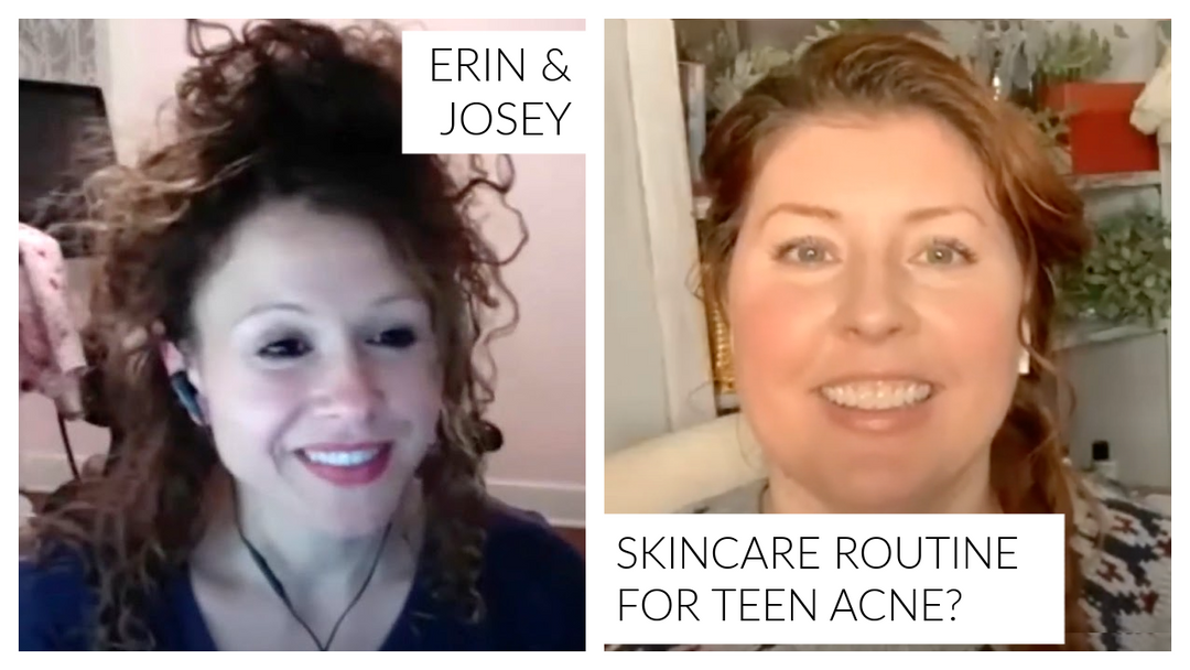 What's a Good Skincare Routine for Teen Acne? Beauty Full Stories podcast Q & A with Erin & Josey