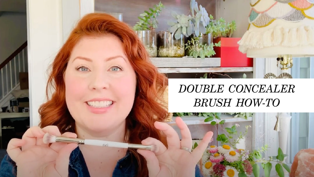 Double Concealer Brush How-To