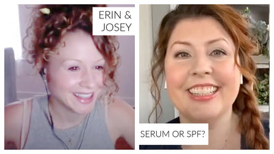Should I Use Serum or SPF? - Beauty Full Stories podcast Q & A with Erin & Josey