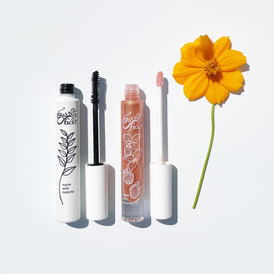 mascara and gloss - earliglow - with cosmo
