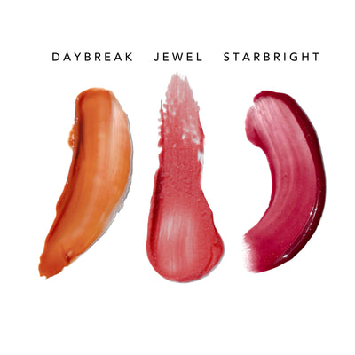 color swatches for the gloss shades