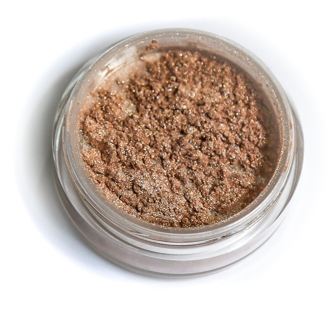 just the bottom container open with the fairy dust shimmer natural makeup powder