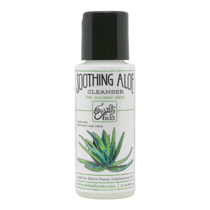 2oz bottle of soothing aloe cleanser for nourishing skin