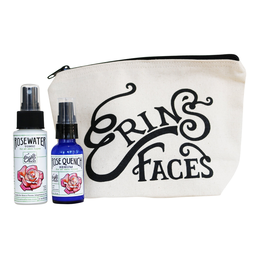 Roses on the Go | Skincare Gift Set | Vegan Skin Care Erins Faces Roses on the Go | Skincare Gift Set | Vegan Skin Care Erins Faces